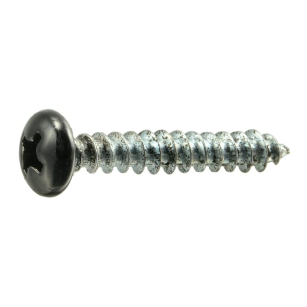 Midwest Fastener Sheet Metal Screw, #8 x 1 in, Painted Steel Pan Head Phillips Drive, 30 PK 37863 - main